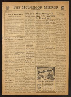 The McGregor Mirror and Herald-Observer (McGregor, Tex.), Vol. 55, No. 30, Ed. 1 Friday, October 29, 1943