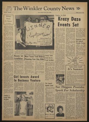 The Winkler County News (Kermit, Tex.), Vol. 34, No. 26, Ed. 1 Sunday, June 21, 1970