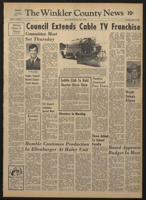 The Winkler County News (Kermit, Tex.), Vol. 34, No. 23, Ed. 1 Thursday, June 11, 1970