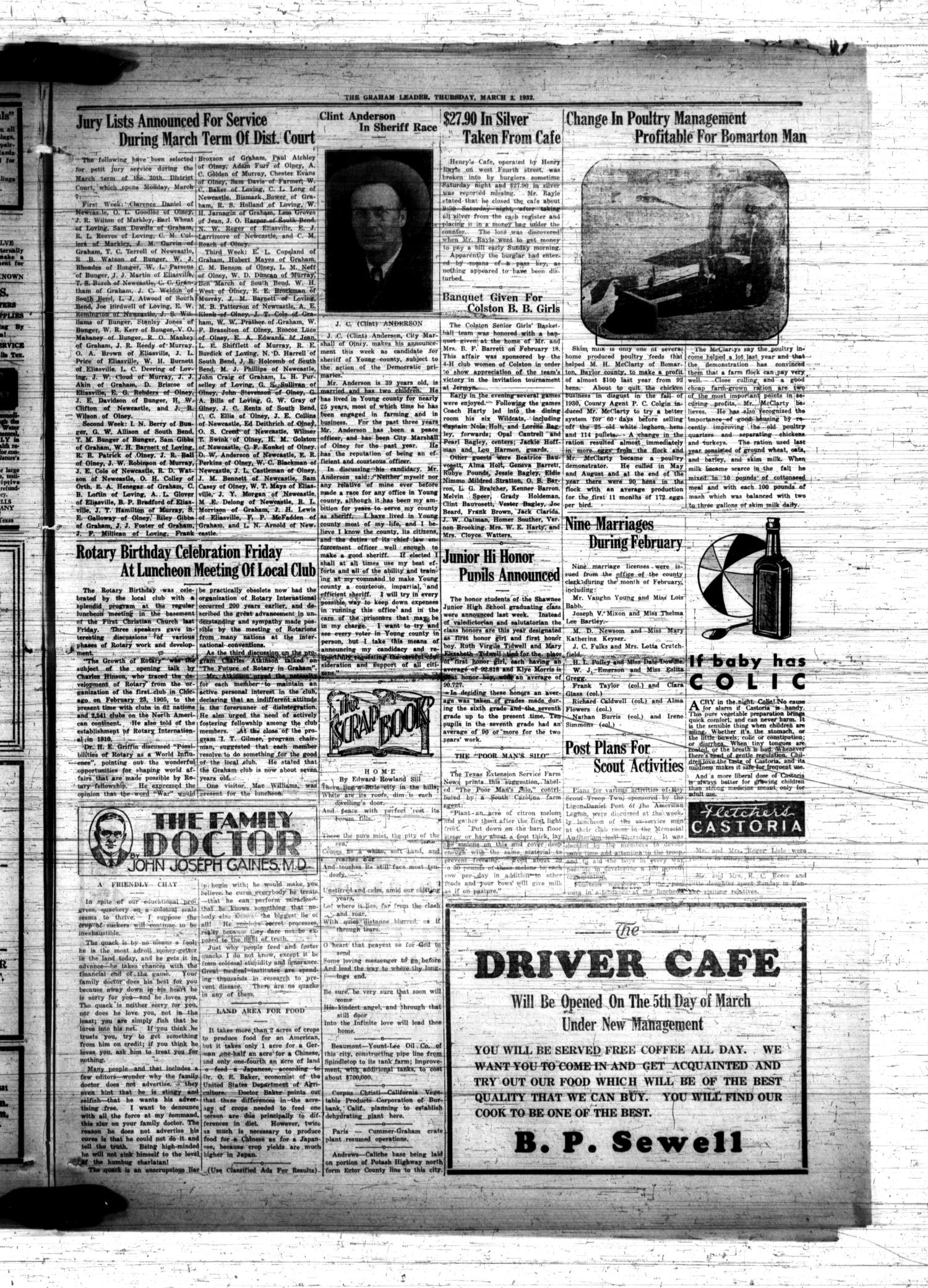 The Graham Leader (Graham, Tex.), Vol. 56, No. 29, Ed. 1 Thursday, March 3, 1932
                                                
                                                    [Sequence #]: 3 of 10
                                                