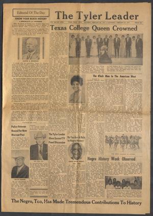 Primary view of object titled 'The Tyler Leader (Tyler, Tex.), Vol. 10, No. 9, Ed. 1 Saturday, February 20, 1971'.
