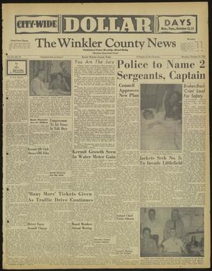 Primary view of object titled 'The Winkler County News (Kermit, Tex.), Vol. 23, No. 56, Ed. 1 Monday, October 12, 1959'.