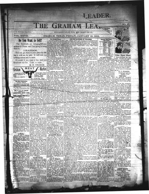 Primary view of object titled 'The Graham Leader. (Graham, Tex.), Vol. 27, No. 26, Ed. 1 Friday, January 30, 1903'.