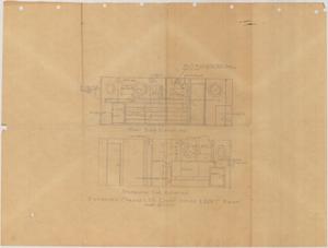 Primary view of object titled 'Proposed Changes to Chart House & DRT Elevations - transverse view [Navigation Bridge] [Pencil Originals]'.