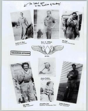 Primary view of object titled '[Seven Portraits of WASP Squadron Officers]'.