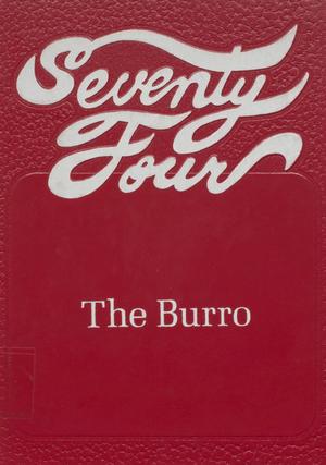 Primary view of object titled 'The Burro, Yearbook of Mineral Wells High School, 1974'.