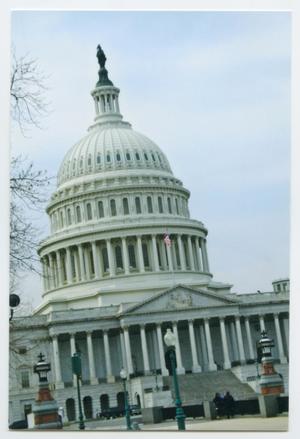 Primary view of object titled '[Photograph of the United States Capitol]'.