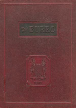 Primary view of object titled 'The Burro, Yearbook of Mineral Wells High School, 1929'.