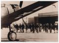 Photograph: [Large WASP Group Exiting Hangar]