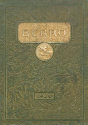 Primary view of object titled 'The Burro, Yearbook of Mineral Wells High School, 1930'.