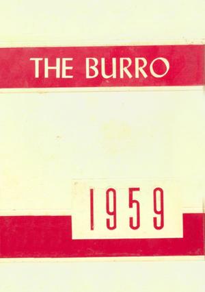 Primary view of object titled 'The Burro, Yearbook of Mineral Wells High School, 1959'.