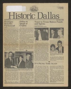 Historic Dallas, Volume 12, Number 2, April-May 1988