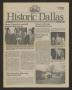 Thumbnail image of item number 1 in: 'Historic Dallas, Volume 13 Number 2, April-May 1989'.