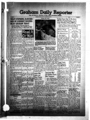 Graham Daily Reporter (Graham, Tex.), Vol. 8, No. 37, Ed. 1 Monday, October 13, 1941