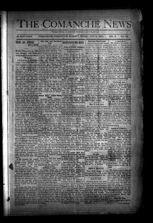 The Comanche News (Comanche, Tex.), Vol. 10, No. 38, Ed. 1 Thursday, October 8, 1908