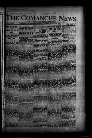 The Comanche News (Comanche, Tex.), Vol. 10, No. 10, Ed. 1 Thursday, March 26, 1908
