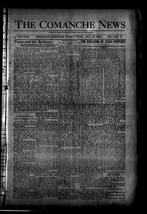 The Comanche News (Comanche, Tex.), Vol. 10, No. 27, Ed. 1 Thursday, July 23, 1908