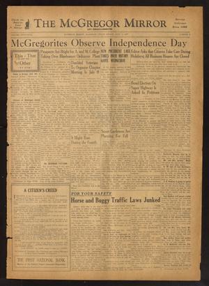 The McGregor Mirror and Herald-Observer (McGregor, Tex.), Vol. 59, No. 8, Ed. 1 Friday, July 4, 1947