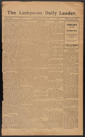 The Lampasas Daily Leader. (Lampasas, Tex.), Vol. 9, No. 3260, Ed. 1 Friday, June 7, 1912