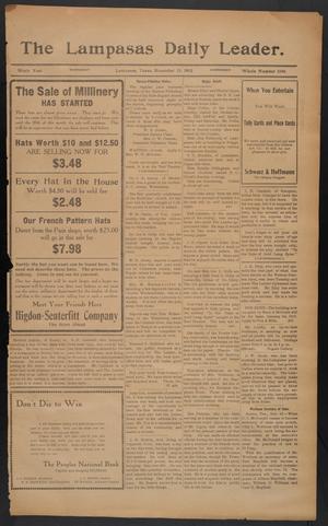 The Lampasas Daily Leader. (Lampasas, Tex.), Vol. 9, No. 3396, Ed. 1 Wednesday, November 13, 1912