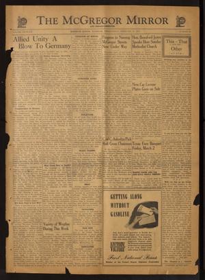 Primary view of object titled 'The McGregor Mirror and Herald-Observer (McGregor, Tex.), Vol. 56, No. 44, Ed. 1 Friday, February 23, 1945'.