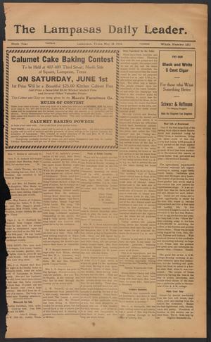 The Lampasas Daily Leader. (Lampasas, Tex.), Vol. 9, No. 3251, Ed. 1 Tuesday, May 28, 1912