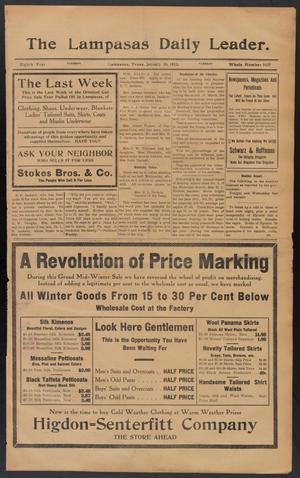 The Lampasas Daily Leader. (Lampasas, Tex.), Vol. 8, No. 3137, Ed. 1 Tuesday, January 16, 1912