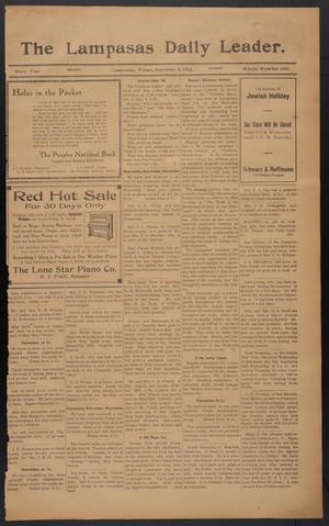 The Lampasas Daily Leader. (Lampasas, Tex.), Vol. 9, No. 3340, Ed. 1 Monday, September 9, 1912