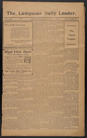 The Lampasas Daily Leader. (Lampasas, Tex.), Vol. 9, No. 3335, Ed. 1 Tuesday, September 3, 1912