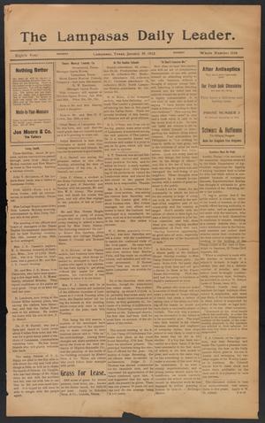 The Lampasas Daily Leader. (Lampasas, Tex.), Vol. 8, No. 3148, Ed. 1 Monday, January 29, 1912