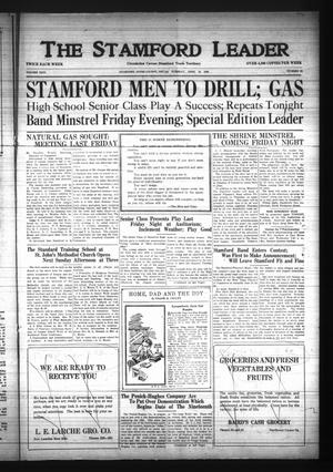 The Stamford Leader (Stamford, Tex.), Vol. 26, No. 50, Ed. 1 Tuesday, April 13, 1926