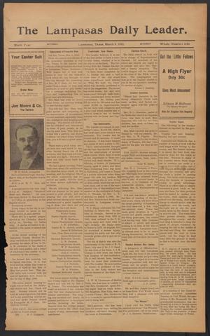 The Lampasas Daily Leader. (Lampasas, Tex.), Vol. 9, No. 3183, Ed. 1 Saturday, March 9, 1912