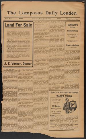The Lampasas Daily Leader. (Lampasas, Tex.), Vol. 9, No. 3262, Ed. 1 Monday, June 10, 1912