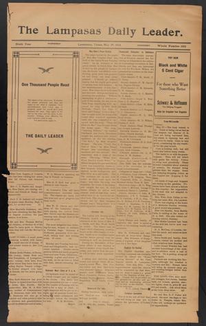 The Lampasas Daily Leader. (Lampasas, Tex.), Vol. 9, No. 3252, Ed. 1 Wednesday, May 29, 1912