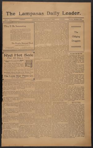 The Lampasas Daily Leader. (Lampasas, Tex.), Vol. 9, No. 3336, Ed. 1 Wednesday, September 4, 1912