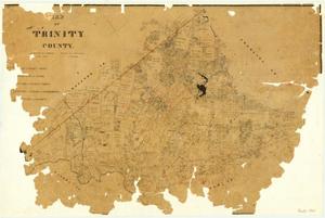 Primary view of object titled 'Map of Trinity County'.
