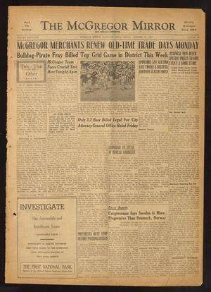 The McGregor Mirror and Herald-Observer (McGregor, Tex.), Vol. 59, No. 23, Ed. 1 Friday, October 17, 1947