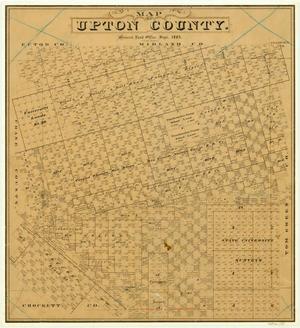 Primary view of Map of Upton County