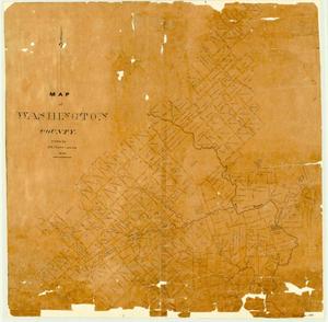 Primary view of object titled 'Map of Washington County'.