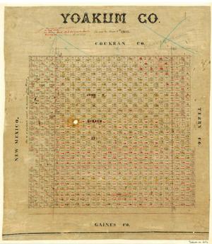 Primary view of object titled 'Yoakum County'.