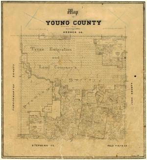 Map of Young County