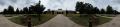Photograph: Panoramic image of the entrance of the George W. Bush Presidential Li…