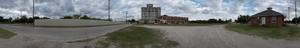 Panoramic image of an industrial building in Gainesville, Texas