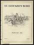 Thumbnail image of item number 1 in: 'St. Edward's Echo (Austin, Tex.), Vol. 4, No. 5, Ed. 1, February 1923'.