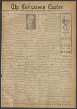The Lampasas Leader (Lampasas, Tex.), Vol. 41, No. 30, Ed. 1 Friday, May 17, 1929