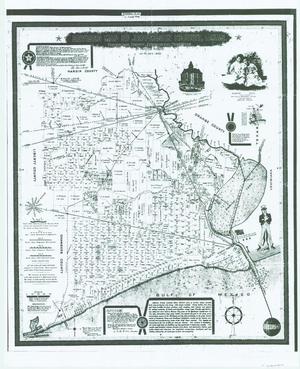 Primary view of object titled 'Revised Map of Jefferson County, Texas.'.