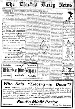 The Electra Daily News (Electra, Tex.), Vol. 2, No. 514, Ed. 1 Thursday, July 23, 1914