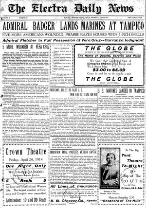 The Electra Daily News (Electra, Tex.), Vol. 2, No. 436, Ed. 1 Thursday, April 23, 1914