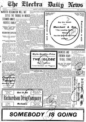 The Electra Daily News (Electra, Tex.), Vol. 2, No. 507, Ed. 1 Wednesday, July 15, 1914