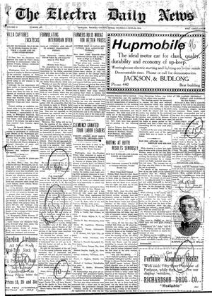 The Electra Daily News (Electra, Tex.), Vol. 2, No. 490, Ed. 1 Thursday, June 25, 1914